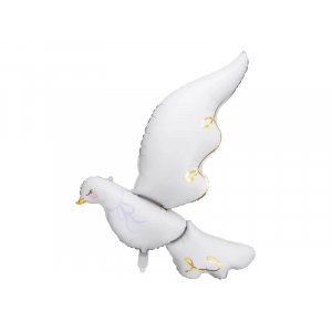 Folieballong - Duva - 80x100 cm Folieballong - Duva - 80x100 cm
