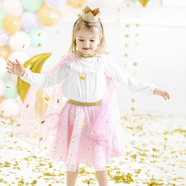 Prinsesskjol - Rosa/Guld Prinsesskjol - Rosa/Guld