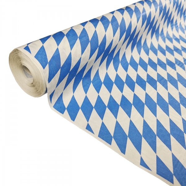 Bordsduk - Bavaria - Bl�/Vit Rutig - 1x8m
