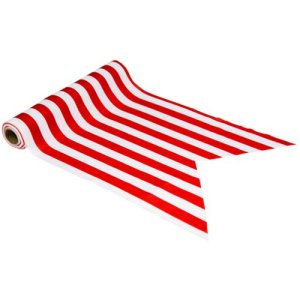 Bordsl�pare i tyg - R�d - 28 cm x 5 m