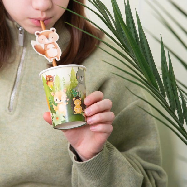 Pappmuggar - Skogens vänner - 6-pack Pappmuggar - Skogens vänner - 6-pack