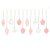 Tags - Pink Christmas - 12-pack