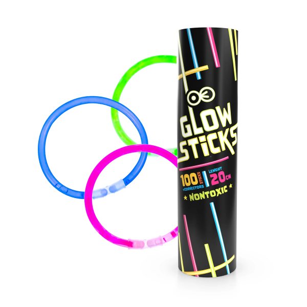 Glow Sticks - Armband - Till dansgolvet - 100-pack