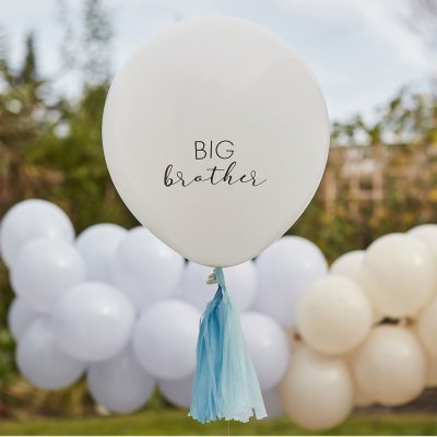 Jtteballong - Big Brother - Vit/Bl