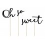 Cake Topper - Oh So Sweet - Svart