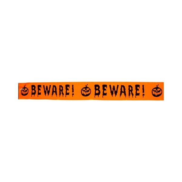 Avsp�rrningsband Halloween Dekoration - Orange