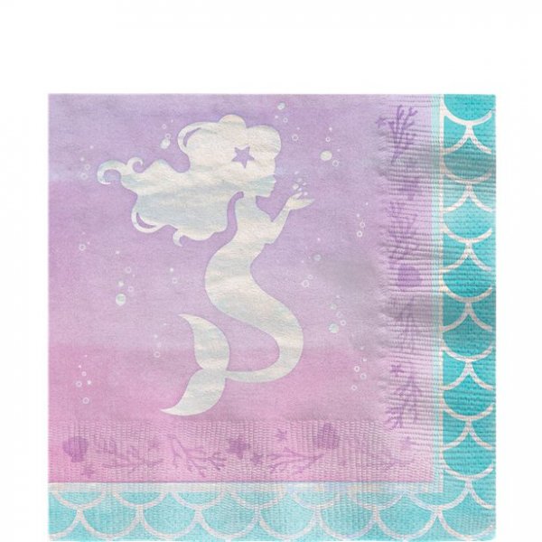 Servetter - Mermaid Shine - 16-pack