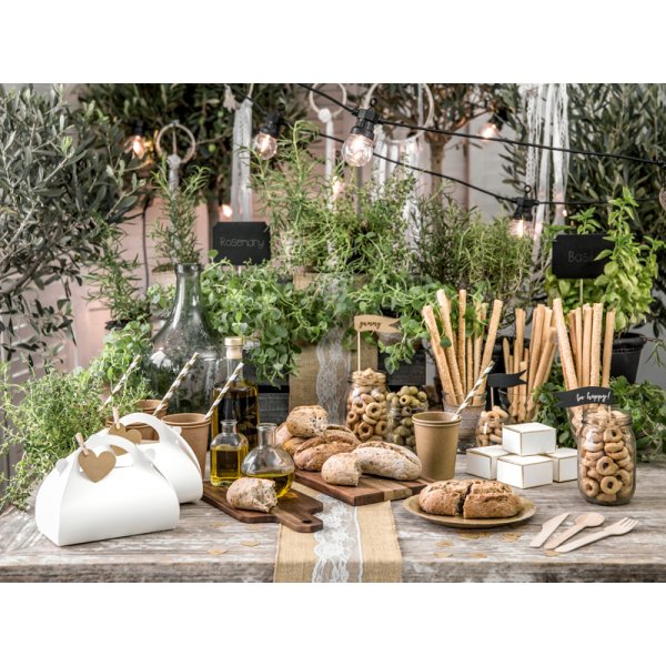 Stolsrosett - Jute/Spets Stolsrosett - Jute/Spets