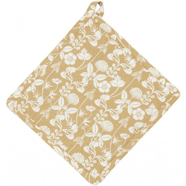 De mina grytlapp 22 x 22 cm - Beige gul