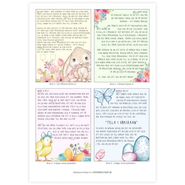 Färdiga brev - Lillharen & de försvunna äggen Färdiga brev - Lillharen & de försvunna äggen