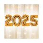 Ballongkit sifferballonger ny�r 2025, guld