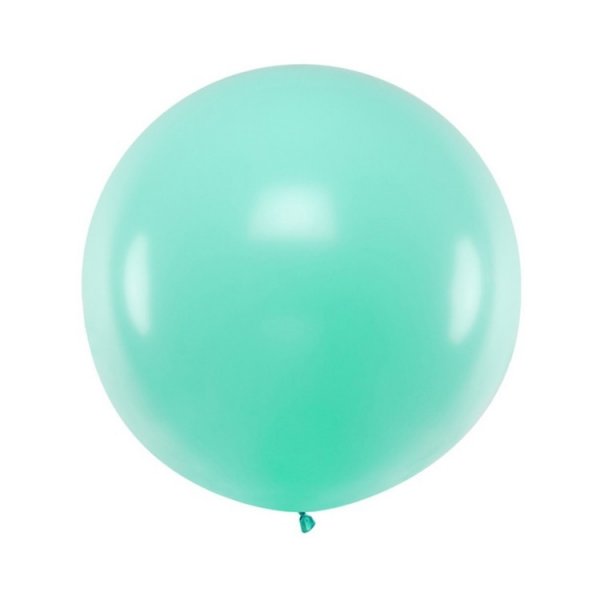 1-pack J�tteballong Mintgr�n 60 cm