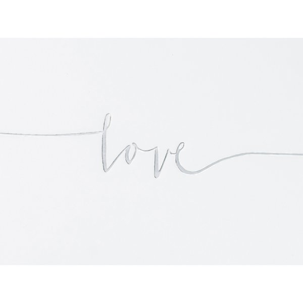 Gstbok - Love - Silver