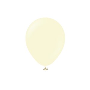 Miniballonger enf�rgade - Premium 13 cm - Pale Yellow - 25-pack