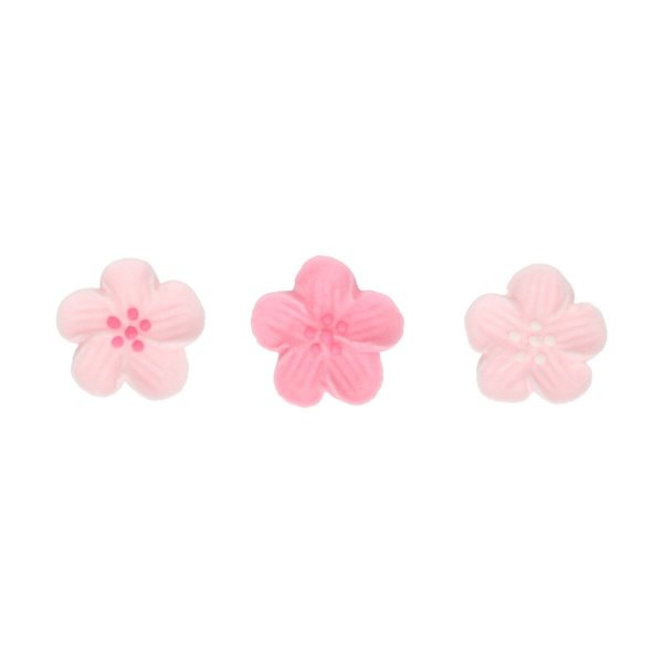 Sockerdekorationer Blommor, Rosa