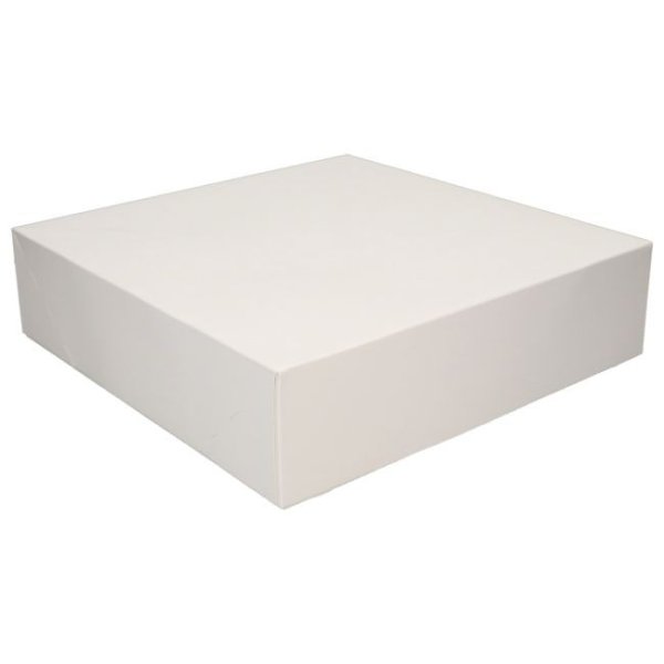 Tårtkartong Vit - 5-pack - 28 x 28 x 8 cm - FunCakes Tårtkartong Vit - 5-pack - 28 x 28 x 8 cm - FunCakes