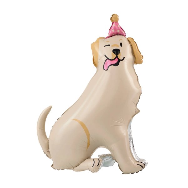 Folieballong - Hund \\\"Golden Retriever\\\" - 76 x 96 cm