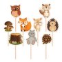 Cake Toppers Skogens V�nner, 9st
