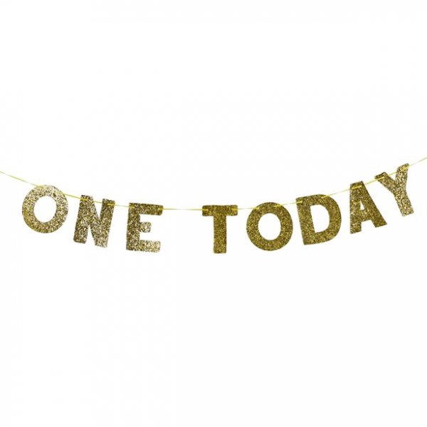 Backdrop - One today - Guldglitter