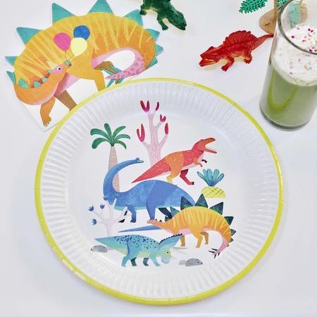 Papptallrikar - Party Dinosaur - 8-pack Papptallrikar - Party Dinosaur - 8-pack