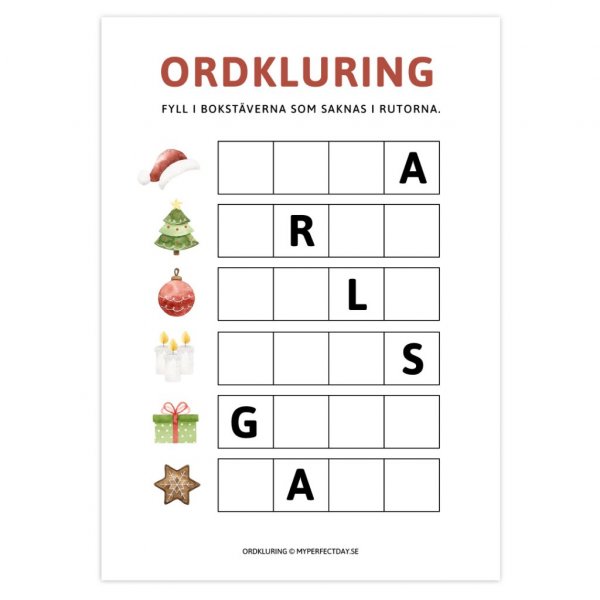 Julkluringar - 5-pack - Kit 1