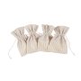 Tygp�sar - Creme - 4-pack