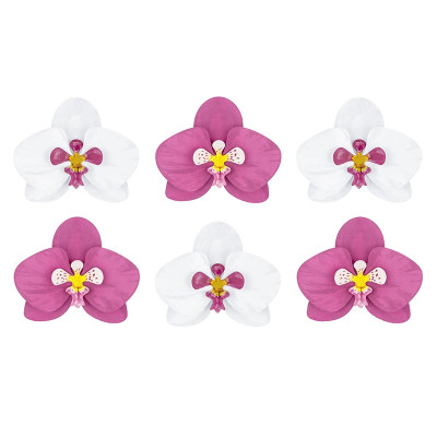 Pappersdekorationer - Aloha - Rosa Blommor