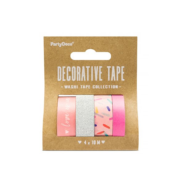 Washitape - 4-pack - Mix/Love is in the air