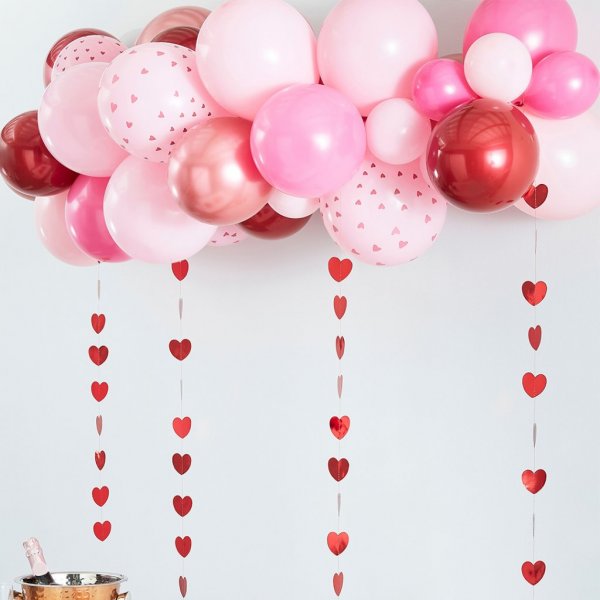 Ballongbge med hjrtan - Valentine