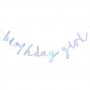 Backdrop - Iridescent - Birthday Girl