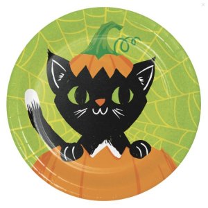 Pappersassietter Färgglad Halloween