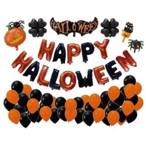 Balllongkit - Halloween - Bokstäver, latexballonger och folieballonger Balllongkit - Halloween - Bokstäver, latexballonger och folieballonger