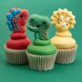 Marshmellowsdekorationer - Dinosaurier- 12 st