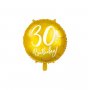 Folieballong Guld 30 �r