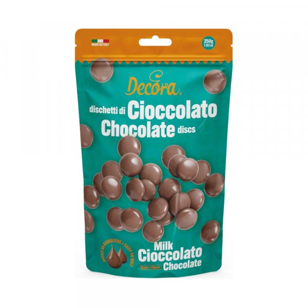 Chokladknappar - Mjölkchoklad - Decora - 250 g Chokladknappar - Mjölkchoklad - Decora - 250 g