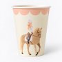 Pappmuggar - Girl on Horse - Lavenders Blue - 8-pack