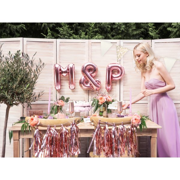 Vimpel - Mix - Rosa/Guldmetallic