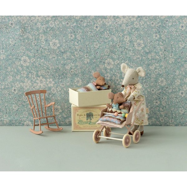 Babymus i matchbox - Sleepy/Wakey - Blå Babymus i matchbox - Sleepy/Wakey - Blå