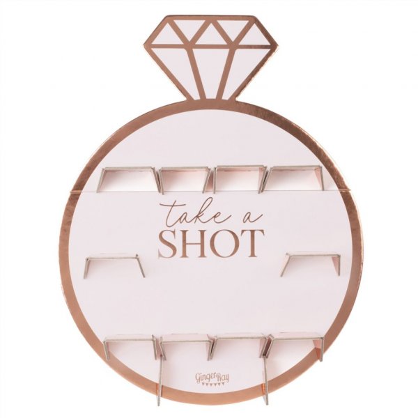 Shot wall - Blush Hen