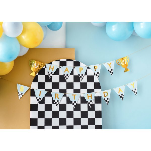 Banner - Happy Birthday - Racing Banner - Happy Birthday - Racing