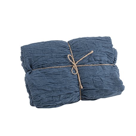 Bordsl�pare i tyg - M�rkbl� - 90 cm x 3 m