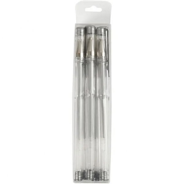 Gel Kulspetspennor - 6-pack - Silver