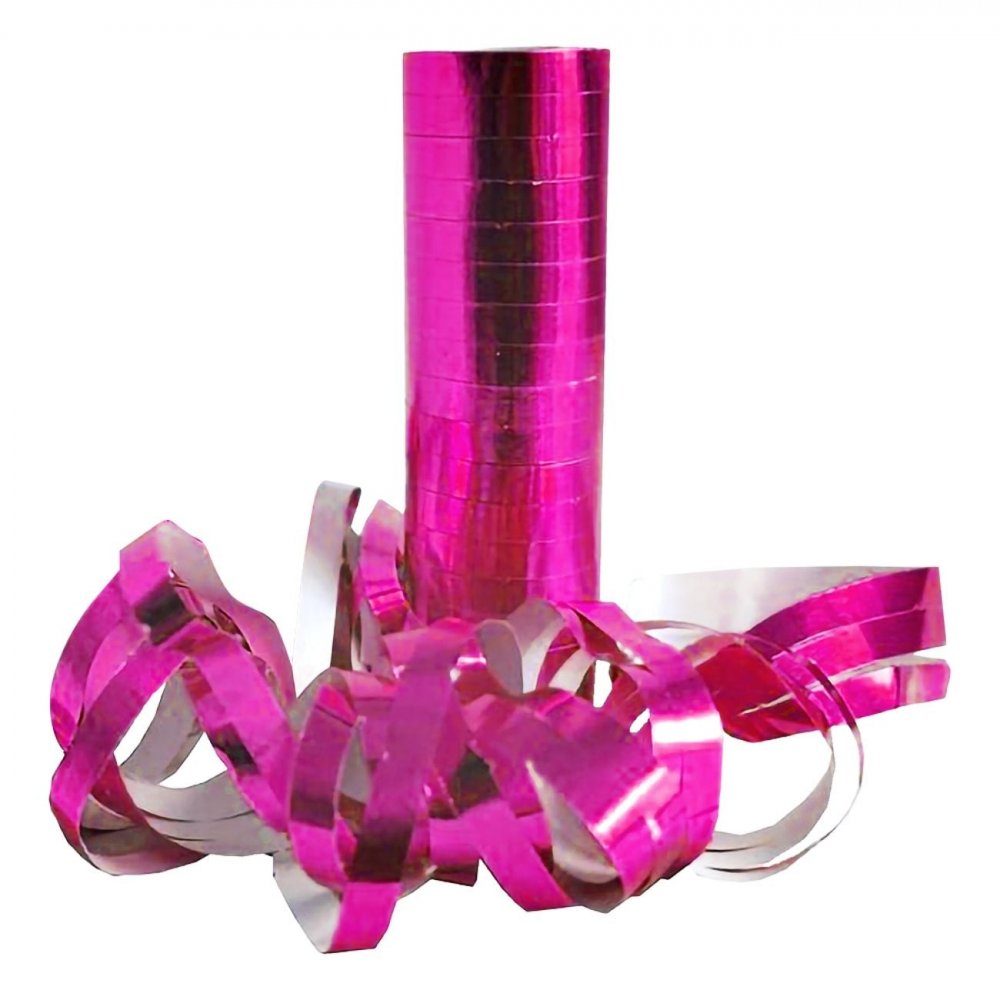 Serpentin Metallic Rosa 18x4m – Serpentiner, Smådekorationer