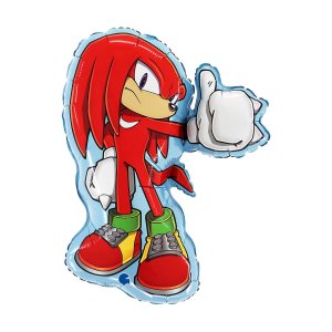 Folieballong - Sonic - Knuckles - Shape - 66 cm
