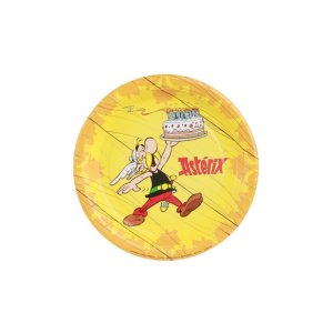 Papptallrikar - 18 cm - Asterix - 8 st