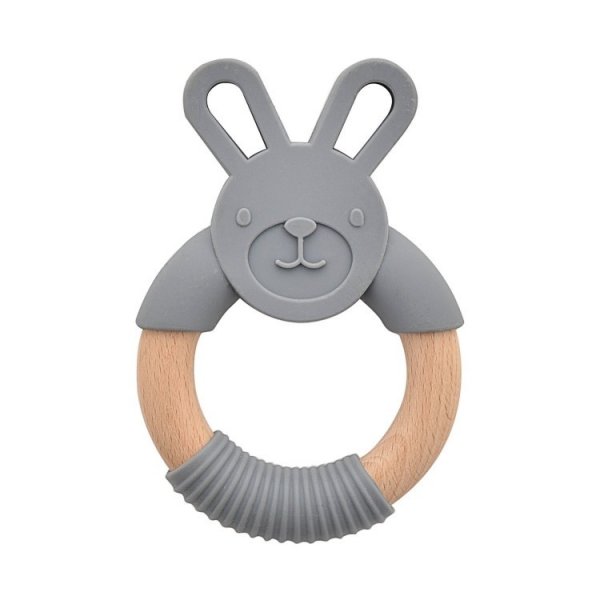 Bitring Kanin Silikon & Tr�