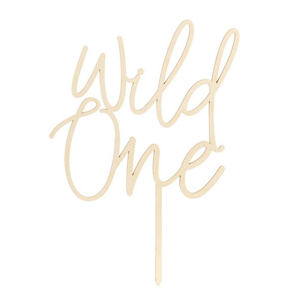 Cake Topper - Tr - Wild One