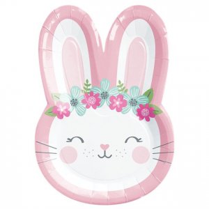 Desserttallrikar - Kanin - Birthday Bunny - 8-pack Desserttallrikar - Kanin - Birthday Bunny - 8-pack