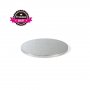 Tjock trtbricka - Rund Silver - 1,2 cm tjock, 30 cm i diameter