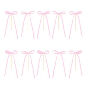 Cake Picks/Cake topper - Rosetter - Rosa - 10-pack Cake Picks/Cake topper - Rosetter - Rosa - 10-pack